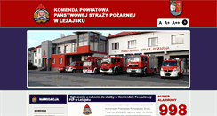Desktop Screenshot of kppsp.lezajsk.pl