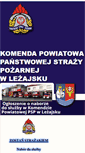 Mobile Screenshot of kppsp.lezajsk.pl