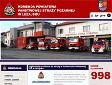 Tablet Screenshot of kppsp.lezajsk.pl
