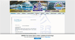 Desktop Screenshot of mosir.lezajsk.pl